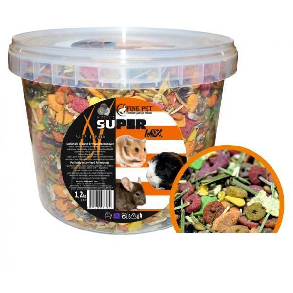 FINE PET Super Mix hlodavci 1,2kg