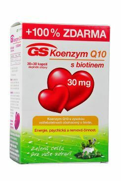 GS Koenzým Q10 30mg 30+30cps