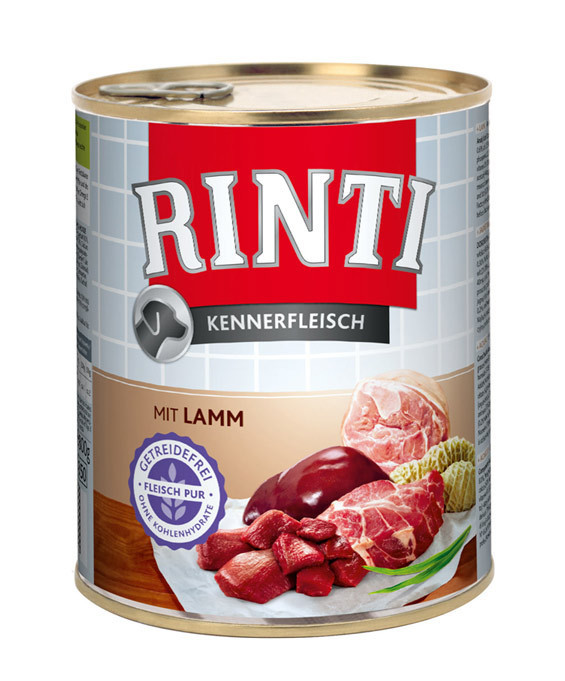 Rinti Dog jahňacia konzerva 800g