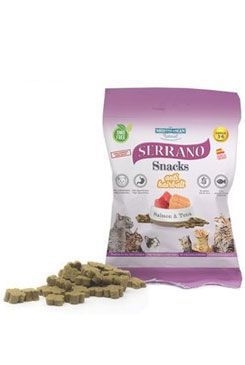 Serrano Snack pre mačky - losos a tuniak - AntiHairball 50g