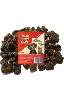 NATURECA pochúťka Mäsové kocky - srnčia, 100% mäso 150g