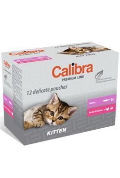 Calibra Cat pocket Premium Kitten multipack 12x100g