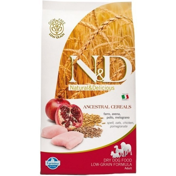 N&D LG DOG Adult M/L Chicken & Pomegranate 12kg