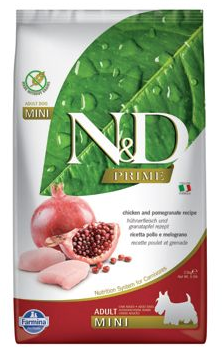 N&D PRIME DOG Adult Mini Chicken & Pomegranate 2,5kg