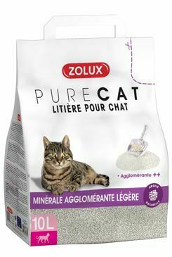 PURECAT premium light clumping litter 10l Zolux