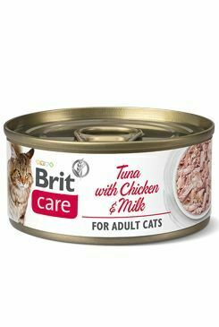 Brit Care Cat konz Fillets Chicken&Milk 70g