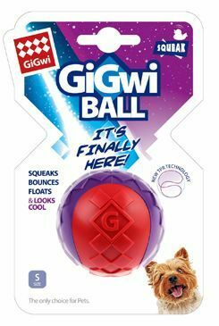 Hračka pre psov GiGwi Ball ball S červená/fialová