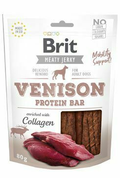 Proteínová tyčinka Brit Jerky Venison 80g