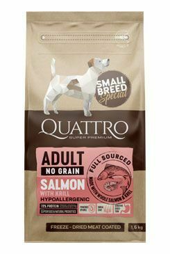 QUATTRO Dog Dry SB Adult Salmon & Krill 1,5kg