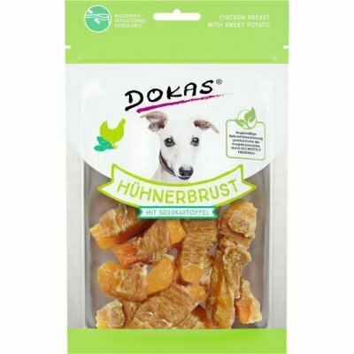 Pochúťka Dokas - kuracie prsia so sladkými zemiakmi 70g