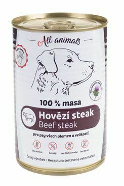 Hovädzí steak All Animals DOG 400g