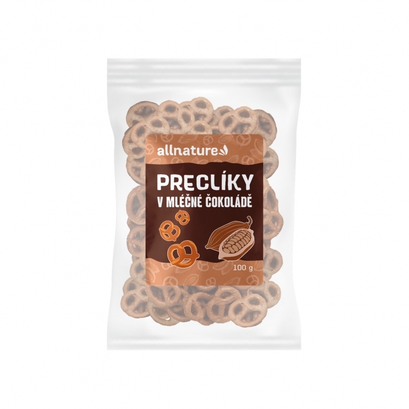 Allnature Prestrihy v mliečnej čokoláde 100g