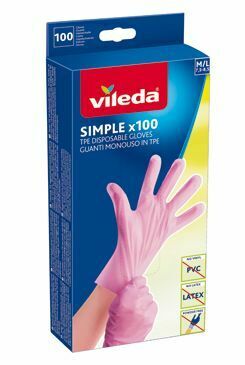 Vileda Simple Rukavice M/L 100ks