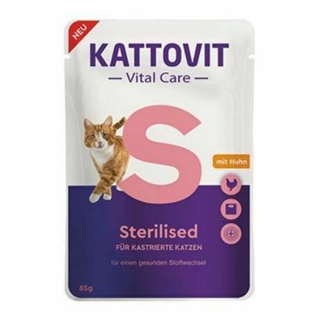 Kattovit Cat Vital Care Sterilizovaná kuracia kapsička 85g