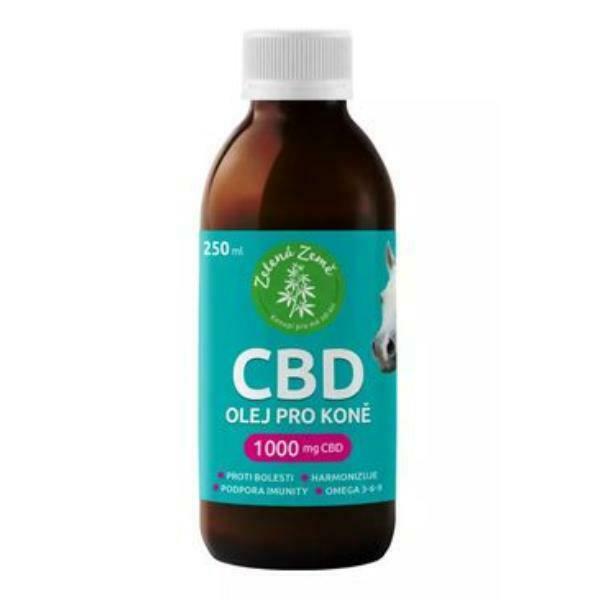 CBD olej pre kone 1000mg, 250ml