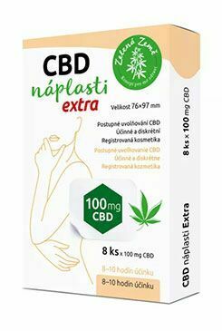 CBD náplasti Extra veľké 8ks