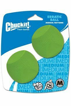 Hračka pre psov Chuckit Erratic Ball M 6cm/2ks