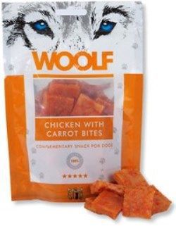 WOOLF pochúťka chicken with carrot bites 100g