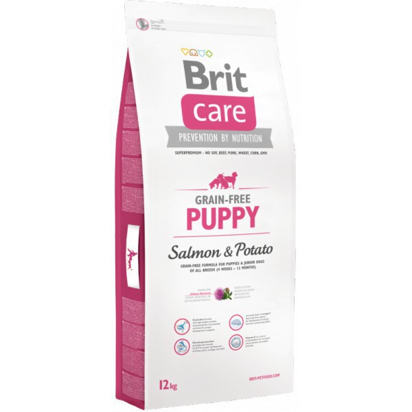 Brit Care Dog Grain-free Puppy Salmon & Potato 12kg