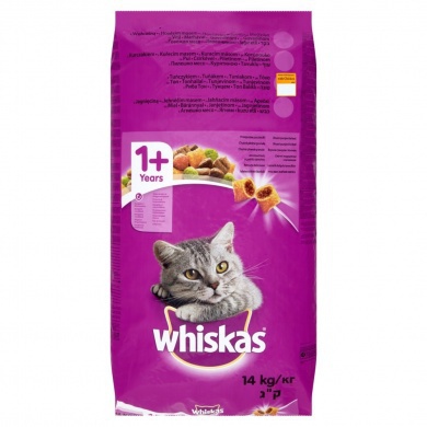 Whiskas Dry s kuracím mäsom 14kg