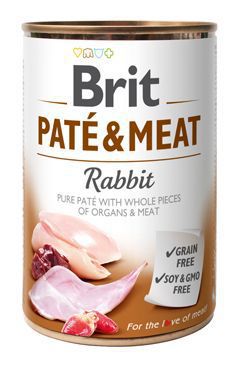 Brit Dog con Paté & Meat Rabbit 400g