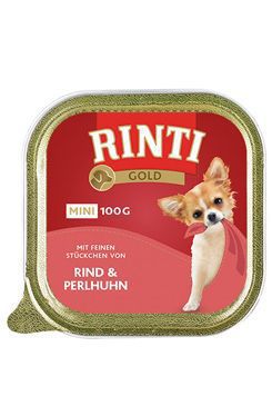 Rinti Dog vanička Gold Mini hovädzie+perla 100g