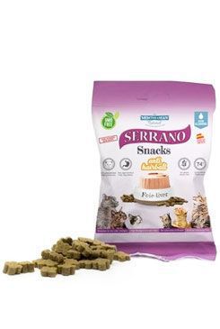 Serrano Snack pre mačky - pečeň-AntiHairball 50g