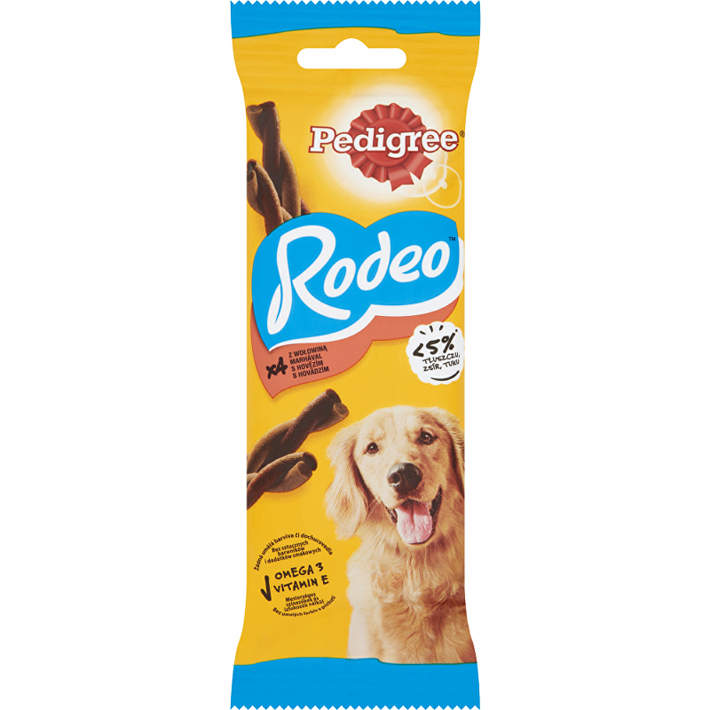 Pedigree Rodeo pochúťka z hovädzieho mäsa 70g