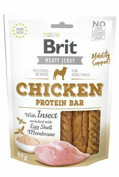 Brit Jerky Chicken with Insect Protein Bar 80g