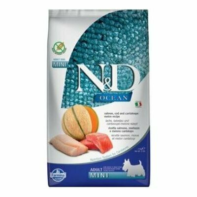 N&D OCEAN DOG Adult Mini Salmon & Cod & Melon 800g