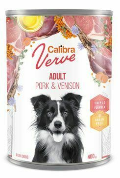 Calibra Dog Verve konz.GF Adult Pork&Venison 400g