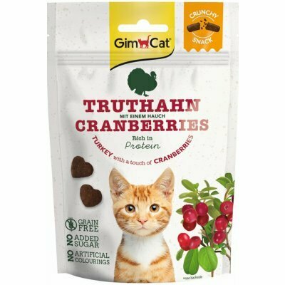 Gimcat Crunchy Snacks morčacie mäso s brusnicami 50g