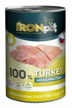 IRONpet Dog Turkey konzerva 400g