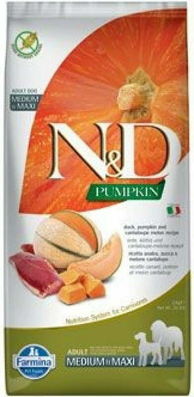 N&D Pumpkin DOG Adult M/L Kačica a melón 12kg