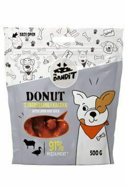 VetExpert Pán Bandita poch. DONUT jahňacie s kačkou 500g