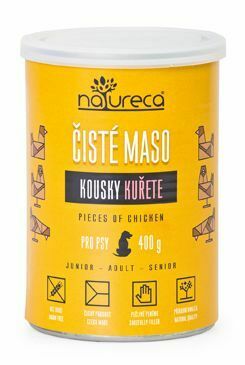 NATURECA kuracie kúsky v konzerve pre psov 400g