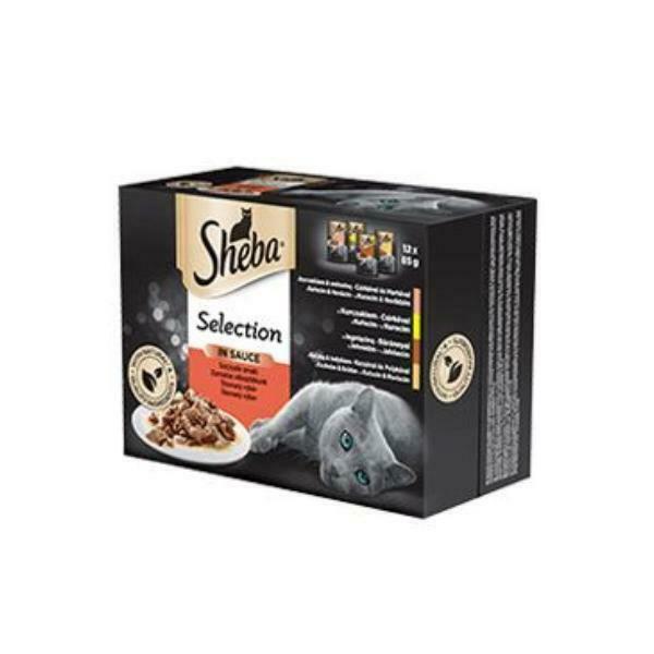 Sheba kapsa S&T mäsové menu 12pack