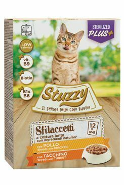 Stuzzy Cat kapsička pre dospelých Sterilizované kuracie mäso 12X85G