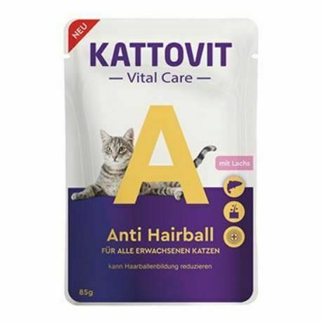 Kattovit Cat Vital Care Anti Hairball lososová kapsička 85g