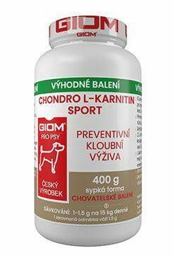 Giom S dog Chondro L-karnitín SPORT 400g plv