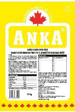 Anka Lamb& Rice 10kg